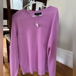 Tahari Cashmere Sweater XL Pink